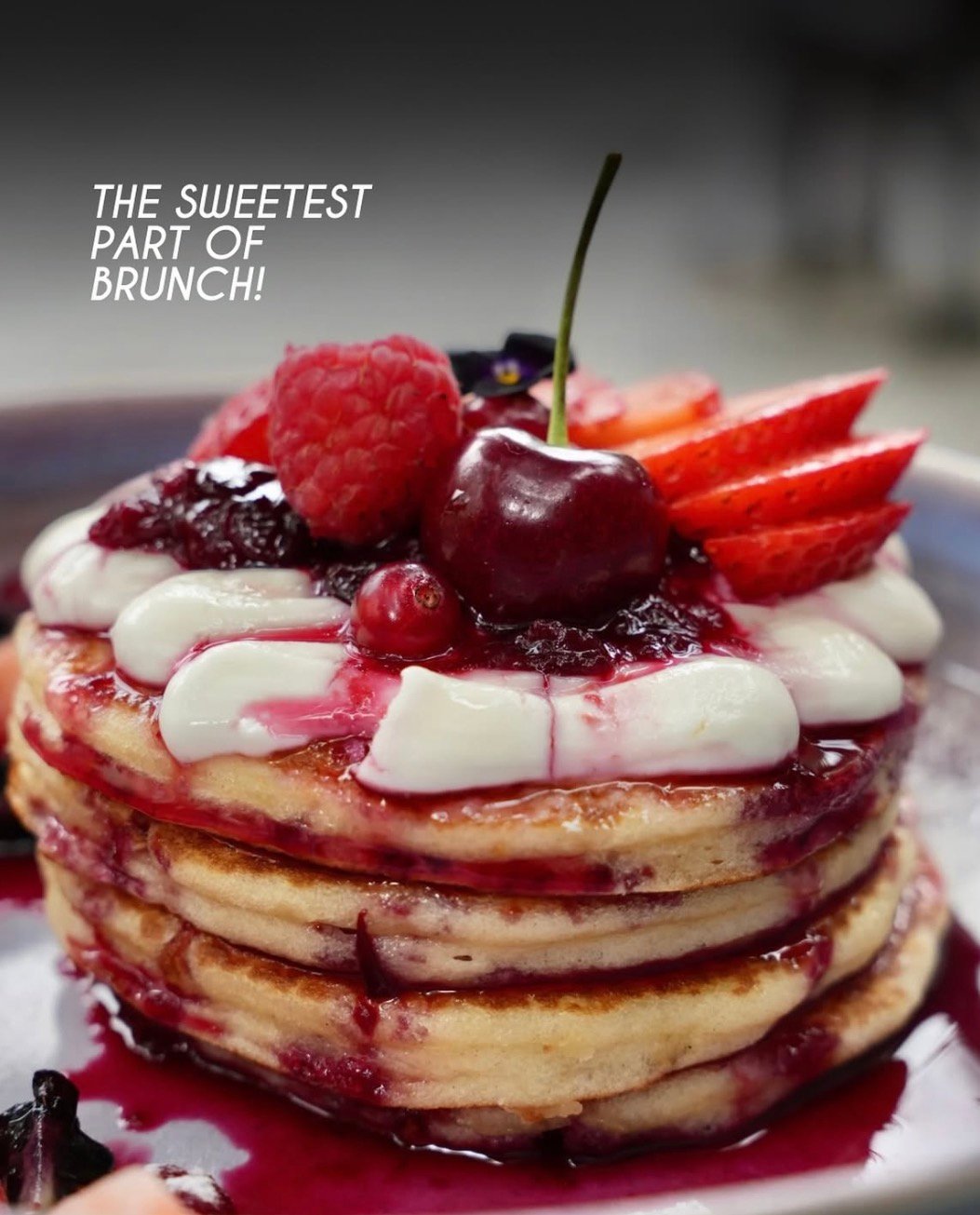 Pancakes de brunch de Índigo Café Barcelona